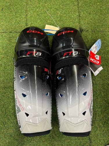 Senior CCM JetSpeed FT8 Shin Pads 14" (New)