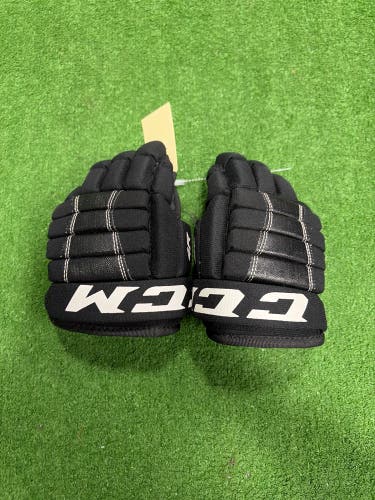Black Youth CCM 4R Gloves 8" (Used)
