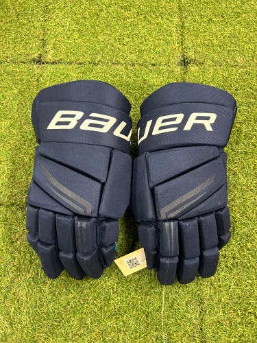 Blue Senior Bauer Bauer X Gloves 15" (Used)