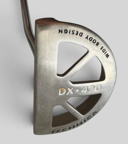 TECHNICA DX470 Mallet PUTTER Golf CLUB STEEL SHAFT 35" RH