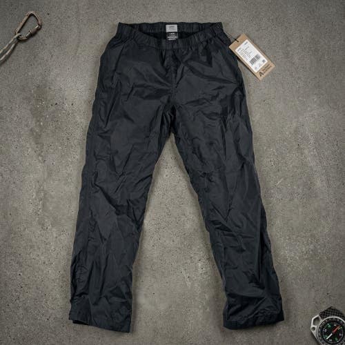 Columbia Mens L Black Omni-Tech Waterproof Rain Pants Gorpcore Hiking