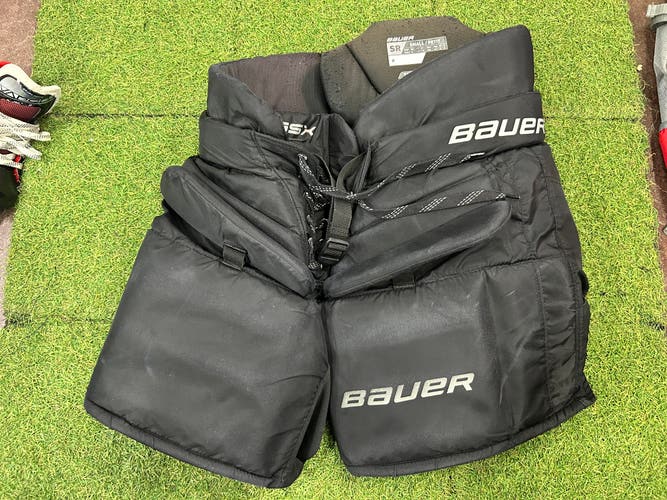 Black Senior Small Bauer GSX Hockey Goalie Pants (Used)