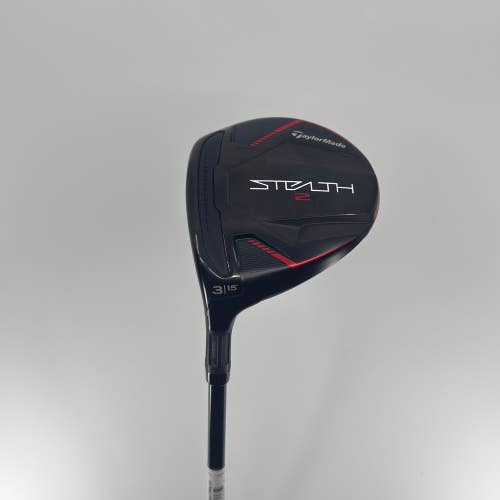 Taylormade Stealth 2 15* 3 Wood LH Fujikura Ventus TR Red Regular 5-R 43 1/4"
