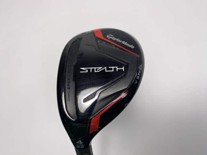 TaylorMade Stealth Rescue 4 Hybrid 22* Fujikura Ventus Black Red 6R Regular LH