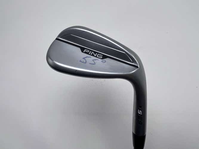 Ping s159 Chrome Wedge 55* 12 Bounce S-Grind Black Dot Alta Regular Graphite RH