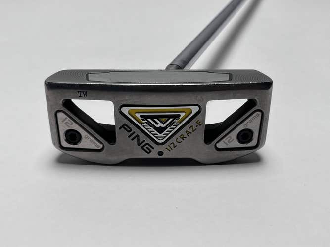 Ping iWi Half Craz-E Putter 36" SuperStroke Flatso 3.0 Black Dot Mens RH