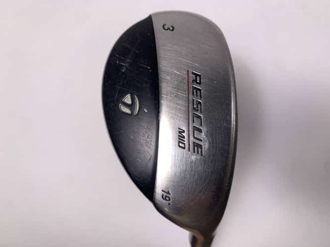 TaylorMade Rescue Mid 3 Hybrid 19* 65g Stiff Graphite Mens RH