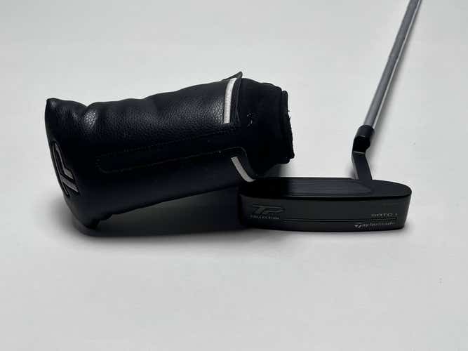 TaylorMade TP Black Soto 1 Putter 34" SuperStroke Pistol 2.0 Mens RH HC