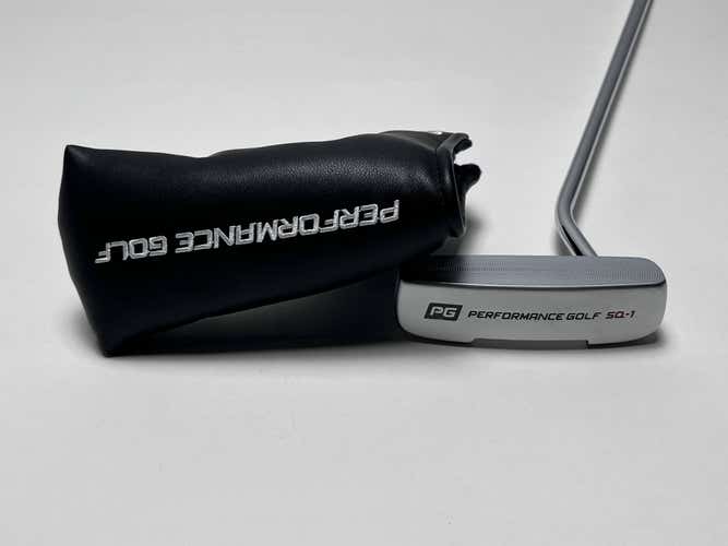 Performance Golf PG SQ-1 Putter 35" Mens RH HC NEW