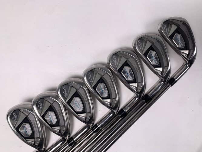 Callaway Rogue X Iron Set 5-PW+GW UST Mamiya Recoil ZT9 460 F3 Regular RH +1/2''