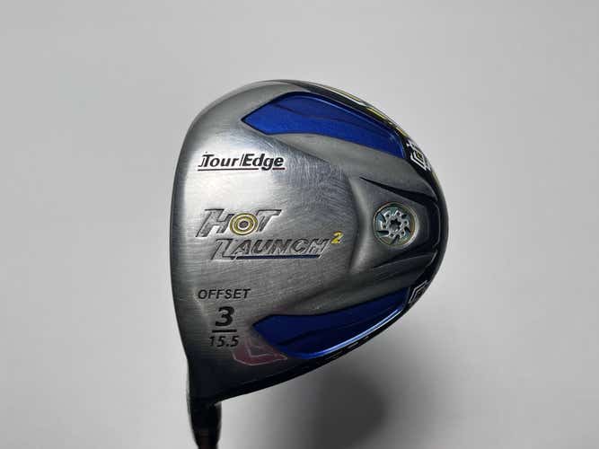 Tour Edge Hot Launch 2 Offset 3 Fairway Wood 15.5* Hot Launch 2 55g Senior LH