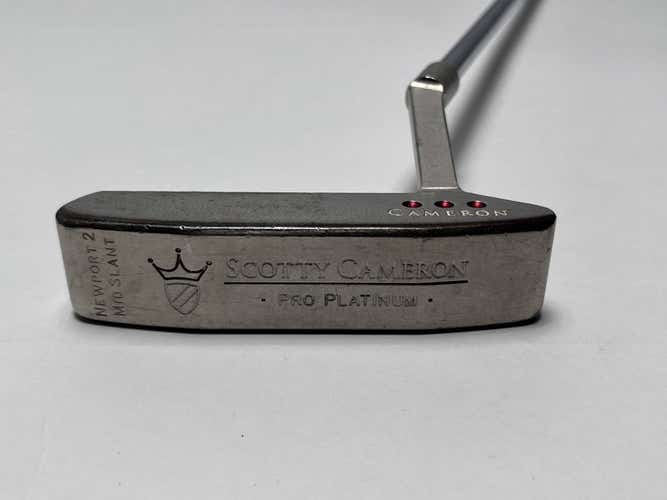 Scotty Cameron Pro Platinum Newport2 MidSlant Putter 33" Mens RH
