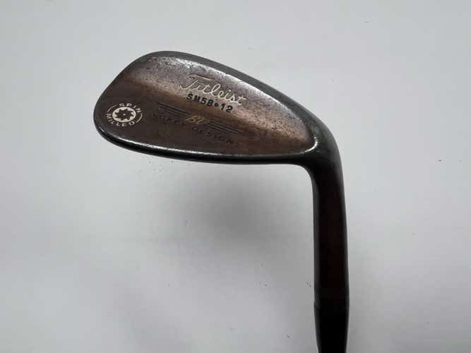 Titleist Vokey Spin Milled CC Oil Can Wedge 58* 12 Bounce Wedge Steel Mens RH
