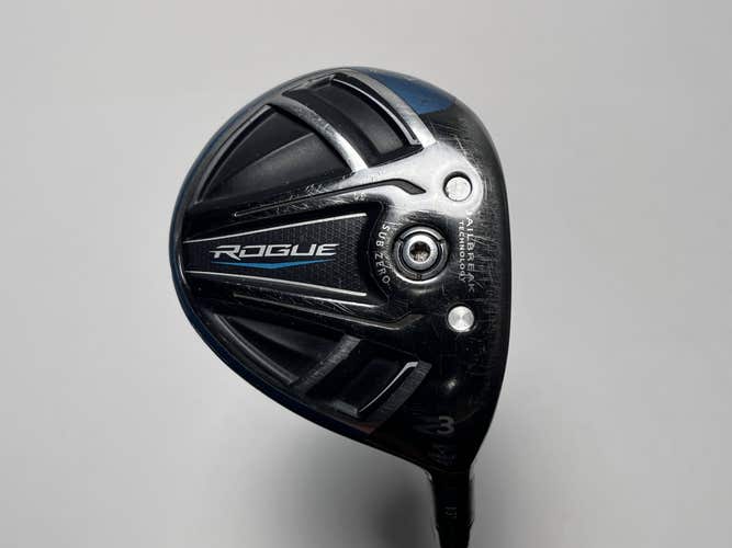 Callaway Rogue Sub Zero 3 Fairway Wood 15* HZRDUS Yellow 6.5 83g Extra Stiff RH