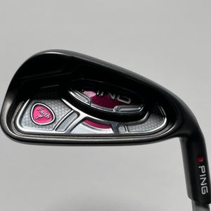 Ping Faith Single 7 Iron Orange Dot 2* Flat ULT200 Ladies Steel Womens RH
