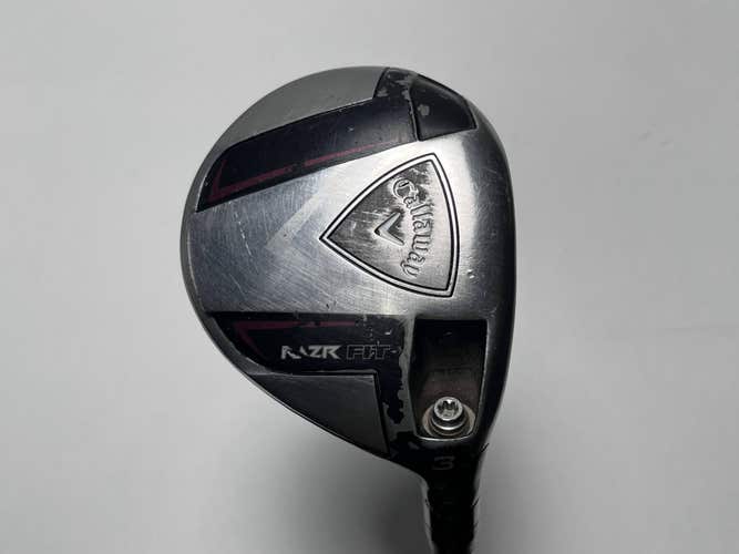 Callaway Razr Fit 3 Fairway Wood 15* 60g Stiff Graphite Mens RH Oversize Grip