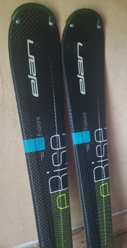 170cm ADULT SKIS Elan XPLORE 76 E-RISE w/ELAN ESP10 BINDINGS *USED* CLEANED