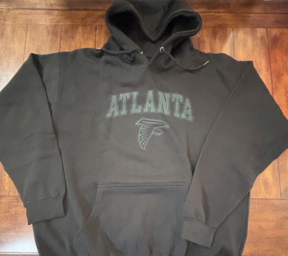 Atlanta Falcons Sweatshirt Adult 3XL Black Pullover Hoodie NFL Football NWOT