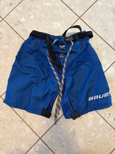 Blue Medium (Junior) Bauer Supreme Pant Shell (New)