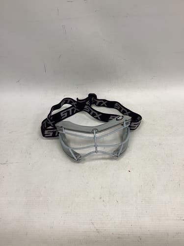 Used STX 4 SIGHT + S Lacrosse Facial Protect Grey Junior 11851-S000053312