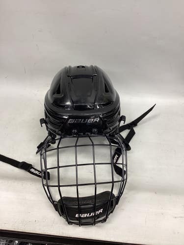 Used Bauer RE AKT 150 Helmet Cage Combo Black SM 11851-S000053289