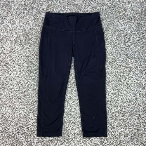 Athleta Pants Womens Medium Black Capri Leggings Revelation Yoga Gym Running