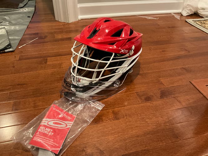 Team issued Rutgers college Cascade XRS Pro Helmet (Brand New) SEND OFFERS. WILLING TO NEGOTIATE!