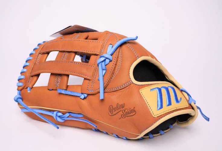 Marucci 12.75 M Type Oxbow Series Glove-LHT-Adult-Tan/Blue NWT Read