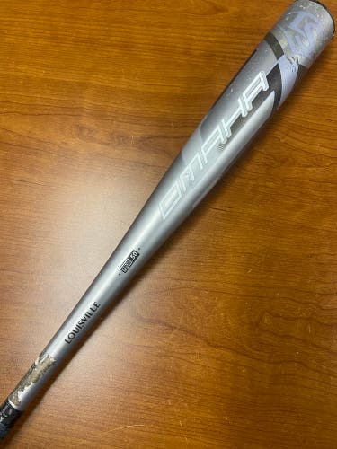 2020 Louisville Slugger Omaha Alloy Bat BBCOR Certified (-3) Alloy 28 oz 31" (Used)