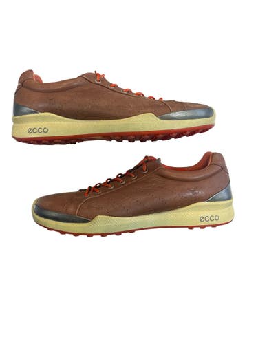 Used Ecco Mens Golf Shoes Brown Senior 11 11873-C000249582
