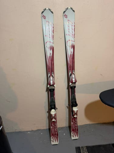 Women's Volkl 154 cm All Mountain Skis With Bindings (Used)