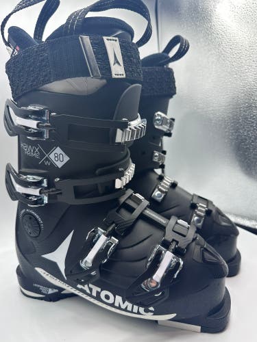 Mondo 23 & 23.5 Women's Atomic Hawx Prime 80 Ski Boots Soft Flex (Used)