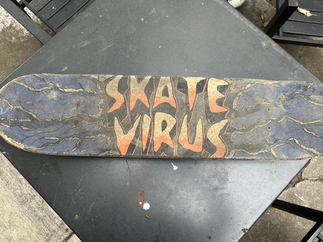 Shark Attack Skate Virus Skateboard
