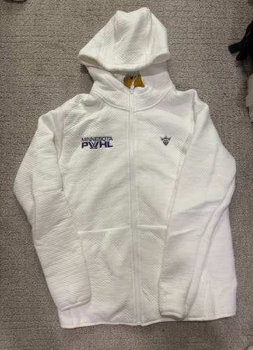 PWHL Minnesota Full-Zip Hoodie, Men’s Medium (Used)