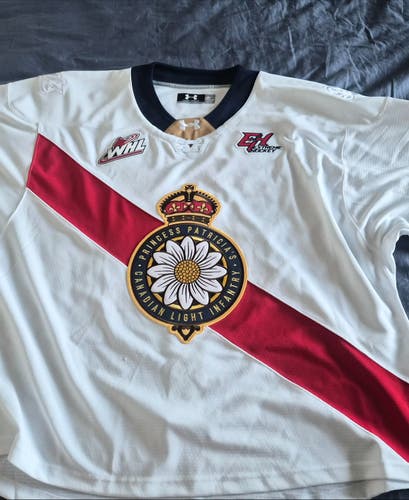 White Goalie Cut Men's Under Armour Jersey