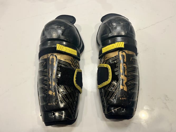 Youth CCM Tacks AS-V Pro 10" Shin Pads (Used)