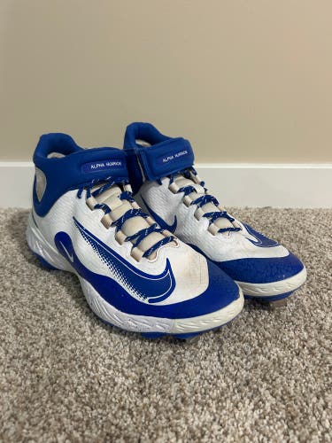 Blue Men's Size M 11.0 (W 12.0) Nike Nike alpha huarache elite 4 Metal (Used)
