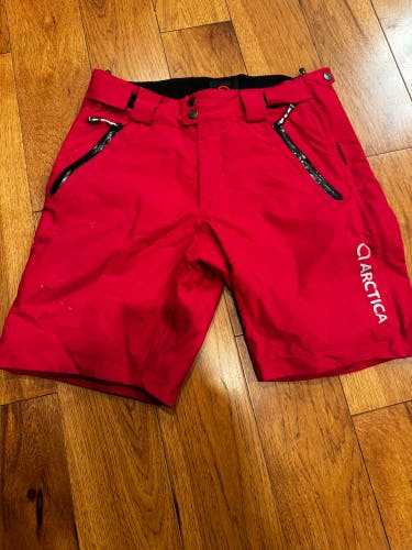Red Adult Small Arctica Ski Race Shorts (Used)