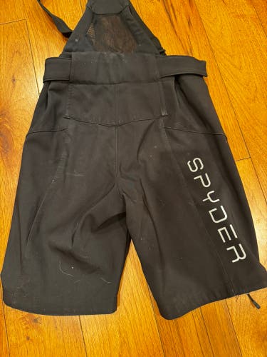 Black Unisex Youth Size 12 Spyder Ski Shorts (Used)