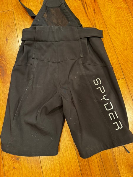 Black Unisex Youth Size 12 Spyder Ski Shorts (Used)