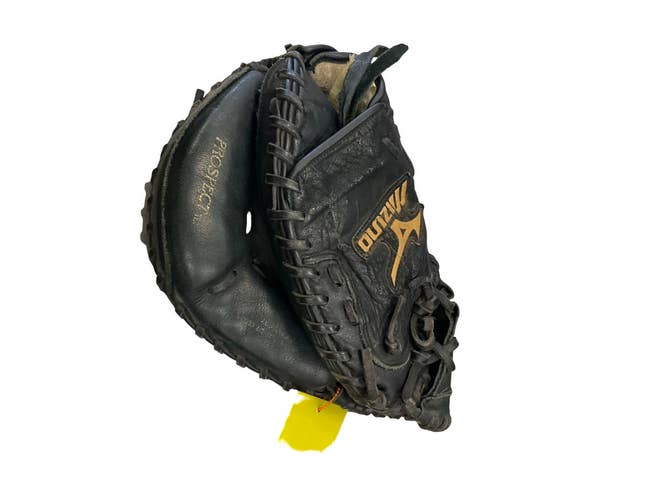 Used Mizuno POWER CLOSE BB/SB Catchers RH Throw Black 31 1/2" 11859-S000034098