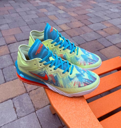 Mens Nike LeBron 18 Low “LeBronold Palmer” Athletic Sneakers CV7562-300 Size 11