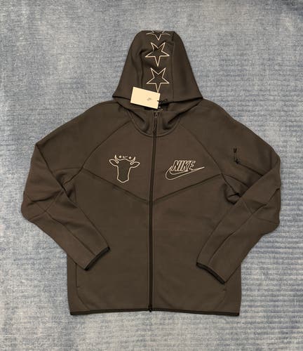 Nike Tech x Wagyu Men's Size XL Fleece Full-Zip Hoodie Anthracite NWT