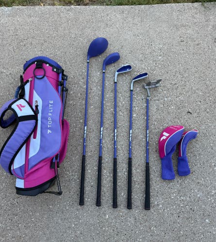 Junior Top Flite Junior Left Hand Clubs (Full Set) (Used)