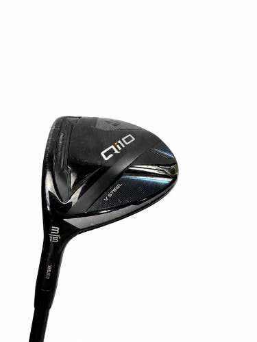 TaylorMade Qi10 3-Wood 15 HZRDUS Smoke Red RDX 75g Stiff Left-Handed
