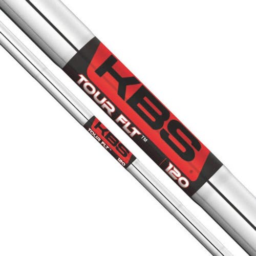 KBS Tour FLT 120 Stiff Iron Shafts  Set of 7, 4PW, New Uncut .355