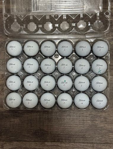 24 Titleist Pro V1x Golf Balls - 2025-2026 Model, 5A MINT CONDITION ONLY