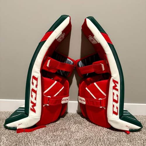 Minnesota Wild CCM AXIS Pro Regular Goalie Full Set Pro Stock (Used)