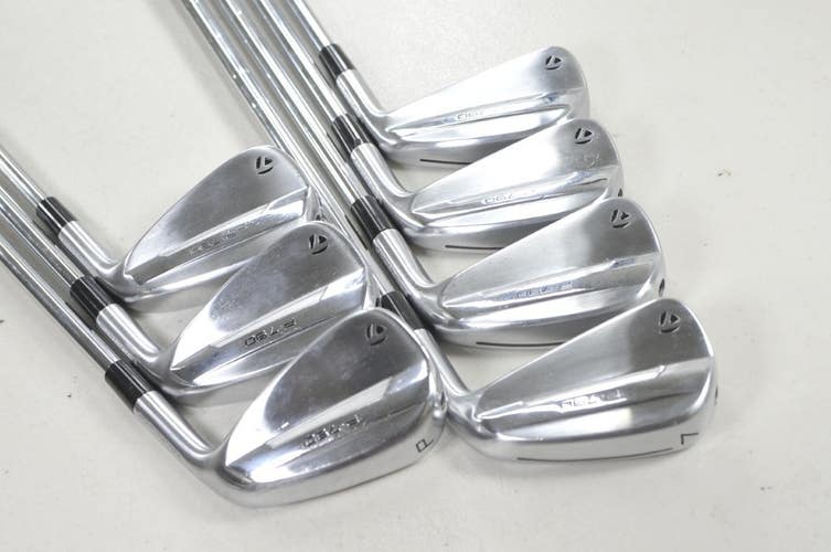 TaylorMade P790 2025 4-PW Iron Set Stiff Flex Right KBS Tour Lite Steel # 222766