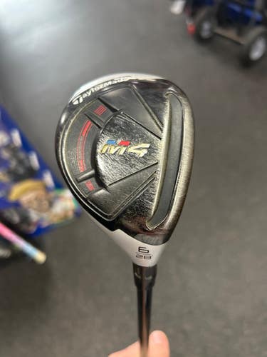 Used Taylormade M4 Mens Hybrid Club RH 6 Hybrid 11337-S000497844